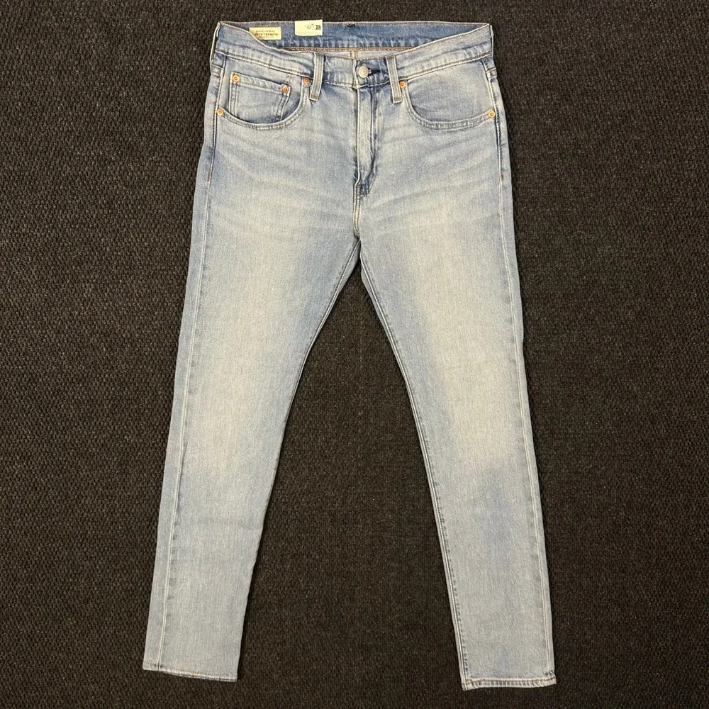 Levi's 512 Premium Jeans 31x30 Slim Taper Light Wash Stretch Denim *Irregular*
